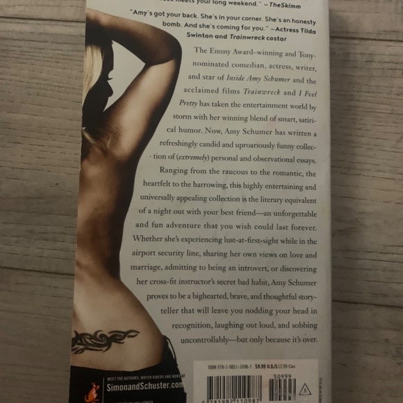 4/$20 Amy Schumer The girl with the Back Tattoo memoir - Picture 2 of 3